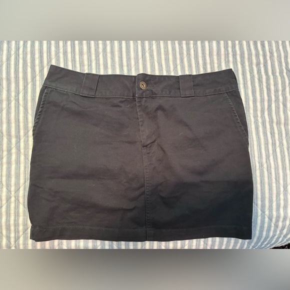 Dickies Women's Dark Grey Mini Skirt - Picture 1 of 5